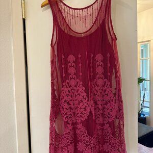Free People Fuschia Dress